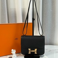 HERMES Mini constance 19 - 黑玫瑰金 W