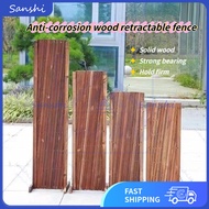 Outdoor Antiseptic Wood Fence Flexible Fence Fence Courtyard Fence Garden Rattan Rack Partition Balc