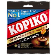 ลูกอมกาแฟ ไร้น้ำตาล Kopiko coffee sugar free  candy ลูกอมกาแฟ ไม่มีน้ำตาล kopiko  ขนาด 75 กรัม