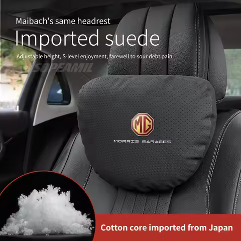 Car Headrest Neck Support Seat Lumbar cushion Soft Neck Pillow For MG ZS HS ES5 MG4 EV Electric MGS5