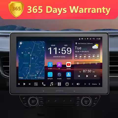 ATOTO 10 inch QLED Android 2Din Car Stereo 8G+128G Bluetooth Apple Carplay Screen Auto Radio Multime