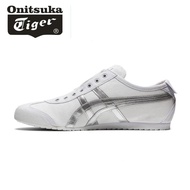 Asics Onitsuka Tiger(authority) Men's and Women's Casual Shoes MEXICO 66 SLIPON Breathable Canvas Shoes Casual Flat Shoes
