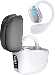Mixiba Open Ear Headphones Wireless Bluetooth, Open Ear Earbuds with Charging Case, Digital Display,