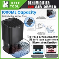 Air Dehumidifier Electric High Efficiency Small Mute Dehumidifier 1100ML Air Dryer Portable Dehumidi