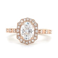 0.90 ct Oval Diamond Ring GIA 0.90ct D VS1 EX EX N H408291422