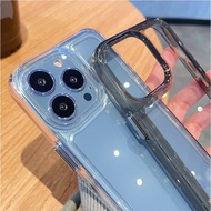 iPhone 16 14 13 12 Mini 11 Pro X Xr Xs Max 8 7 Plus SE Square Mobile Phone Acrylic Clear Hard Case T