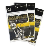 NEW OPASS ROUND 07 3.5g, 5g, 7g, 10.5g HOOK jighead for soft worm jighead for soft plastic