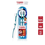 Bộ Đôi Tiết Kiệm Bàn Chải Đánh Răng Lipzo Adam Cao Cấp Cấu Tạo Lông Bàn Chải Đặc Biệt Hằng Triệu Sợi