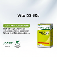 BiO-LiFE Vita D3 1000 60 tablets