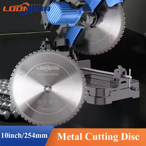 Loonpon Metal Cutting Disc 254mm 10inch Carbide Circular Saw Blade For Steel Iron Aluminum Metal Cut