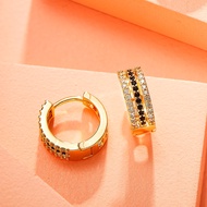 Hyl Jewelry 206E Anting Titanium Wanita Anti Karat Dan Anti Luntur Asli Dewasa Panjang Silver Jewerl