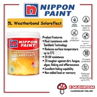 5L Nippon Paint Weatherbond Solareflect Exterior Paint /Cat Luar/Nippon Exterior Paint/Solar 10Years Warranty