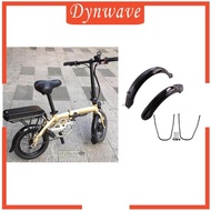 [Dynwave] 14'' 12'' Folding Bike Mud Guard Small Wheel Front Rear Mudfuard Set Foldable Wheel Accessories Mudguards Set