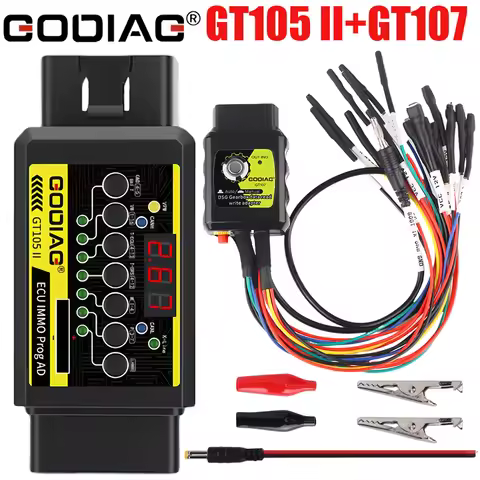 GODIAG GT107 DSG Gearbox Adapter with GT105 II IMMO Prog AD For DQ250, DQ200, VL381, VL300, DQ500, D