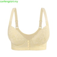 Ready stock underwire bra plus size A-G cup 38-52 adjustable shoulder straps lace front button under