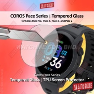 Coros Pace 4/3/2, Pace Pro Tempered Glass Screen Protector & TPU Soft Film (watch pace3 pace2 pace4 