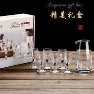 Liquor Glass Set Home Crystal Glass Bullet Cup Holder Small Liquor Cup Shooter Glass Shot Glass Wine Set Liquor Divider