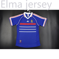 2023 1998#10 ZIDANE Men's Retro France Home Dark Blue Version soccer jersey