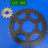 Demak DZM 200 - Sprocket Gear Set (520) - 2 Pcs // Sprocket Gear set + Chain 520H - 3 Pcs