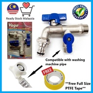 VAGO V-1088 Heavy Duty 2 Way Brass Water Tap 2 way tap