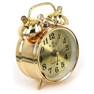 Classic Horseshoe Heping Mechanical Alarm Clockwork Metal Retro Old-fashioned Manual Strong Creative