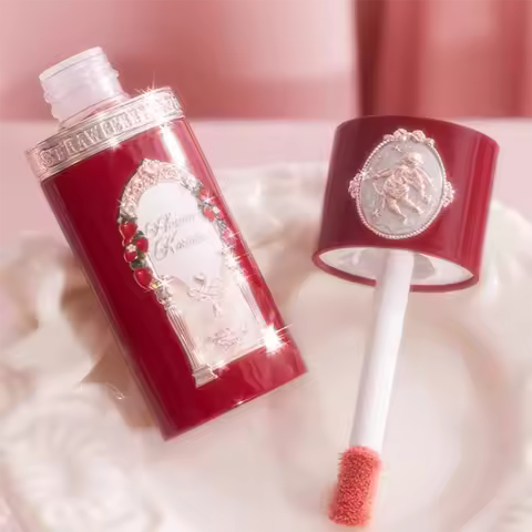 Flower Knows Strawberry Cupid Blush Cream Makeup for Cheeks Matte Finish Face Liquid Blushes Contour