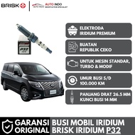 Brisk Premium Iridium P32 Car Spark Plugs for Nissan Elgrand | Original BRISK Guarantee
