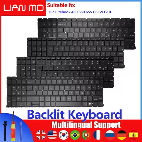 Switzerland/German/Dansk/Spanish/Greece layout for HP Eiltebook 450 G8 G9 G10/650 G8 G9 G10/655 G8 G