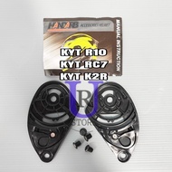 KYT R10 HELMET RATCHET KYT R10 HELMET RACHET/ | KYT R10 HELMET VISOR MOUNT KYT R10 HELMET VISOR MOUN