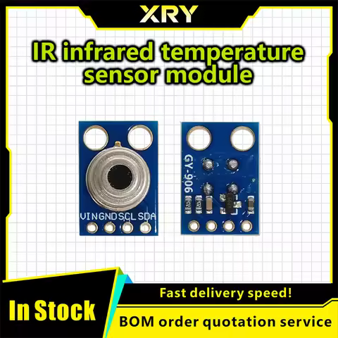 XRY GY-906 MLX90614ESF New MLX90614 Contactless Temperature Sensor Module For Arduino Compatible