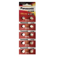 [SG] Panasonic LR41 AG3 SR41SW 392 Alkaline Button Battery (10 Pieces)