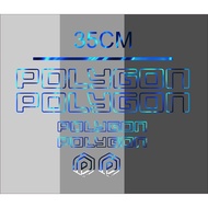 Polygon helios outlinecutting stiker