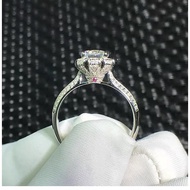 💎 Cultured diamond 💍Diamond Ring PT950 can Adjustable size