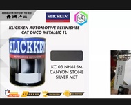 Cat Duco Metallic KLICKKEN METALLIC - KC NH615M Canyon Stone Silver Cat Mobil Motor 1 kg 1 liter