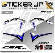 Stiker Striping CRF 150L ORI - Sticker Motor List Standar Ori Honda CRF Variasi Hologram JP01