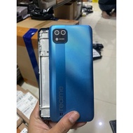 Casing Housing Kesing Fullset REALME C11 2021 RMX3063 RMX3061 - Backdoorbiru + Lcd Frame