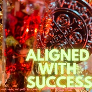 ALIGNED WITH SUCCESS. MANIFESTATION VIAL. RESULT, LIFETIME EFFECT,MAXIMUM RESULT .CLAIM