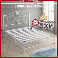 Furnimall Metal Double Bed Frame/Katil Kelamin Besi/Katil Queen/Double Bed Frame/Super Base /Katil Besi