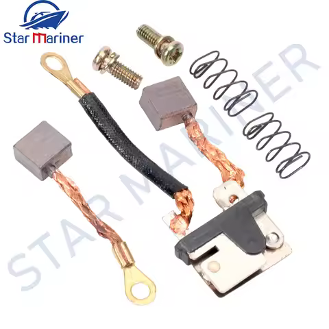 63P-82181 Carbon Brush Set For Yamaha Outboard Motor 2T And 4T 115HP 150HP Trim Tilt Motor Inclued 6