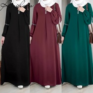 Fashion Saudi Arabia Dubai Abaya Women Dresses Casual Sequin Sundress Outfit Muslim Dress Robe Elega