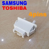 Heavy Duty Samsung/Toshiba/Sharp Refrigerator Door Switch/Fan Light Switch 4pins (8502) Peti Sejuk Switch Pintu/Switch Kipas/Switch Lampu