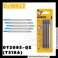 {The Hardware Lab}Dewalt DT2085-QZ (T318A)HSS Jig Saw Blade For Straight Cuts In Thin Steel Sheet &amp;Non Ferrous Metal 5pc