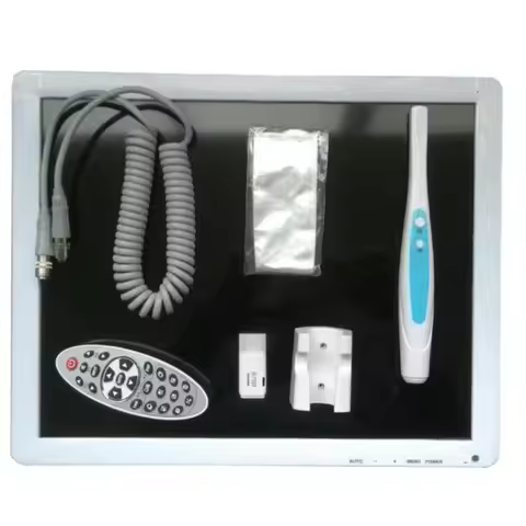 Wireless 5 Million Pixels Wifi HD Dental Intra Oral Camera Intra Scanner with 17 Inches Monitor for 