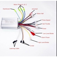 PROMO- CONTROLLER BLDC BRUSHLESS REMOTE MULTI 36V/48V 350W