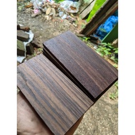 Rosewood sonokeling galih wood board 7mm x 7 x 11-20cm rosewood sono wood