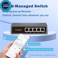 EVERTHING Hi-S21-5G Cloud Managed Ethernet Switch,WEB/APP Cloud Managed Gigabit Ethernet Network Swi