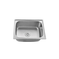 CABANA 304 Stainless Steel Top Mount Single Bowl Kitchen Sink CKS6045