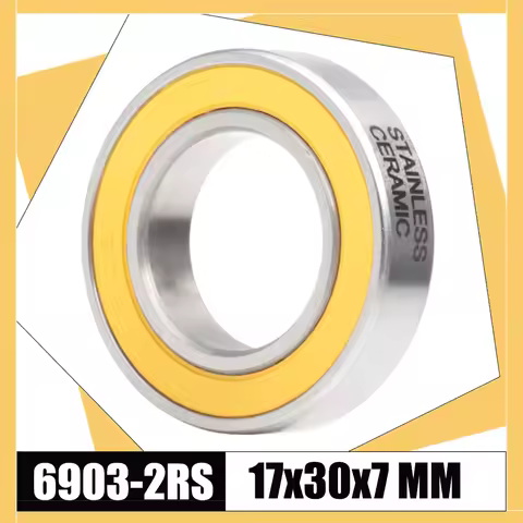 6903-2RS Stainless Bearing 17*30*7 mm ( 1 PC ) ABEC-3 6903 RS Bicycle Hub Front Rear Hubs Wheel 17 3