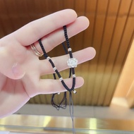 Original New Style High-value Braided Necklace Rope Hanging Lotus Braided Necklace Adjustable Rope S