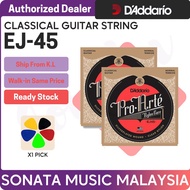D'addario EJ45 Pro-Arté Nylon Classical Guitar String Normal Tension Daddario D addario (EJ 45)-2 un